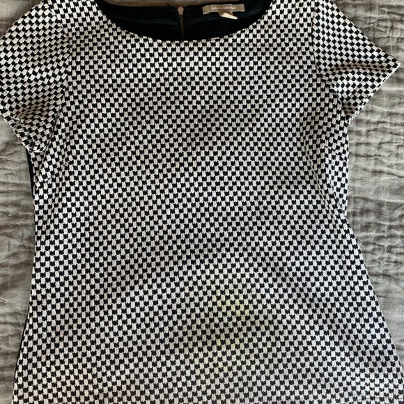 Banana Republic Short Sleeved Checkered Top - Picture 1 of 3